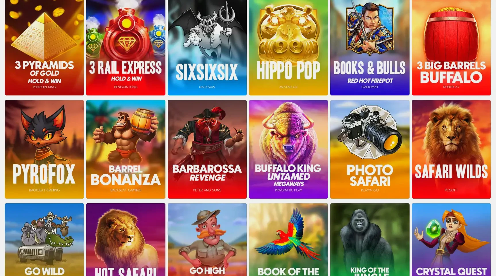 Interface mobile du casino Julius avec slots et live casino sur smartphone